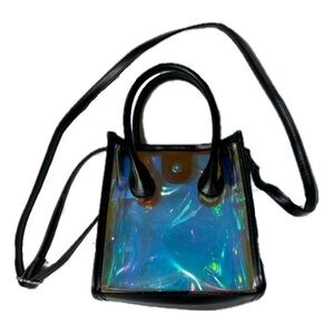 Holographic Black Trim Women's Bag